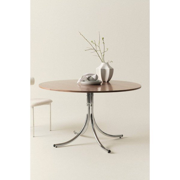 Fém kerek étkezőasztal ø 130 cm Chipley – Jotex-image-1