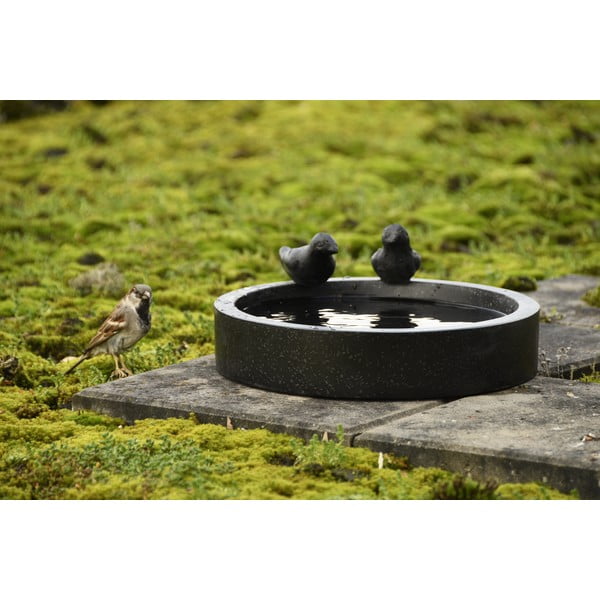 Ave fekete kerámia madáritató - Esschert Design-image-1