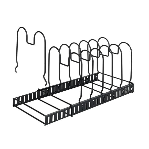 Basic fekete állvány konyhai eszközökhöz - Wenko-image-4