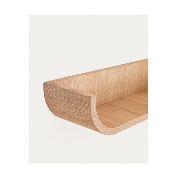 Natúr színű fali polc kőrisfa dekorral 60 cm Salaya – Kave Home-image-2
