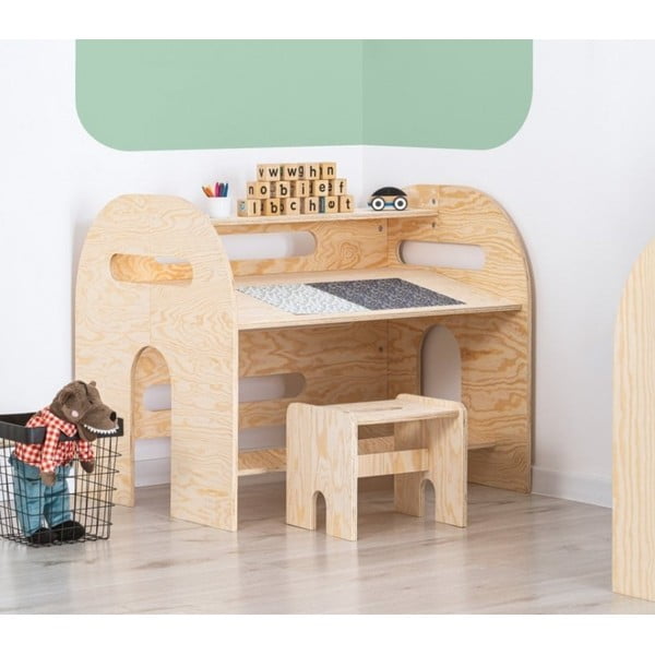 Gyerek íróasztal 76x93 cm MUNDO – Adeko