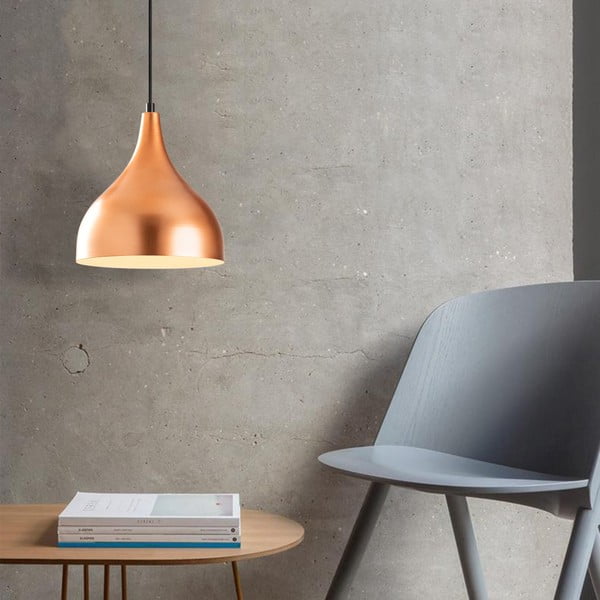 Fekete-rézszínű függőlámpa ø 26 cm Sağlam – Opviq lights-image-1