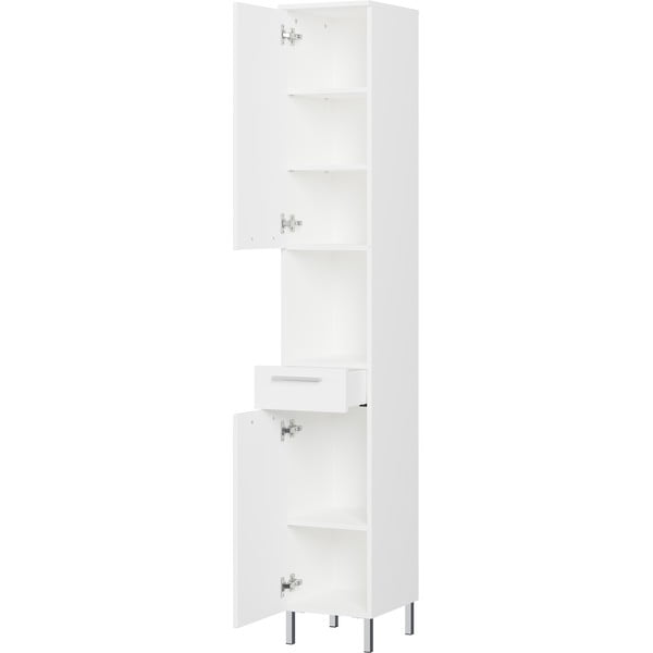 Fehér magas fürdőszoba szekrény 30x190 cm Arvada – Germania-image-1