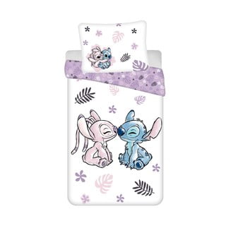 Egyszemélyes pamut gyerek ágyneműhuzat 140x200 cm Lilo and Stitch – Jerry Fabrics