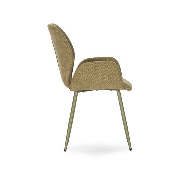 Zöld kárpitozott étkezőfotel szett 2 db-os Ansu – Marckeric-image-3