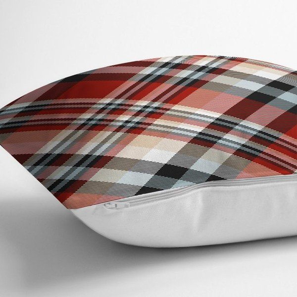Flannel piros dekorációs párnahuzat, 35 x 55 cm - Minimalist Cushion Covers-image-1