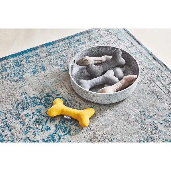 Textil tárolókosár ø 46x12 cm Cesto Concrete – MiaCara-image-1