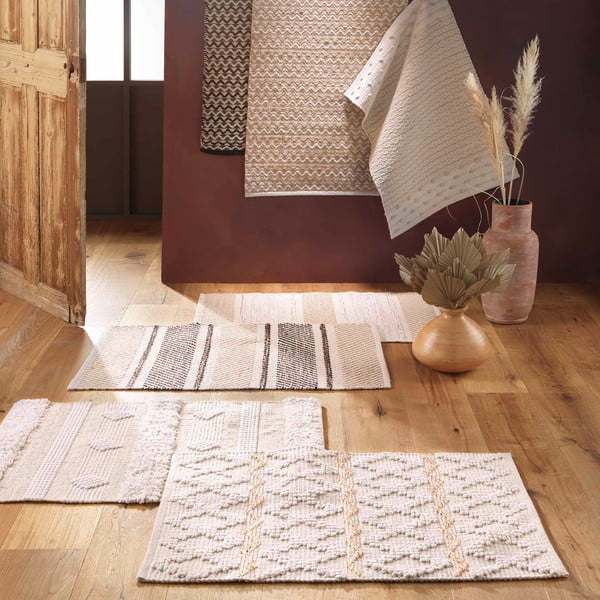 Krémszínű mosható szőnyeg 60x90 cm Silves – douceur d'intérieur-image-2