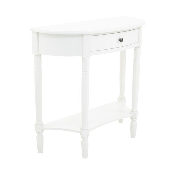 Fehér borovi fenyő konzolasztal 32x93 cm Heritage – Premier Housewares