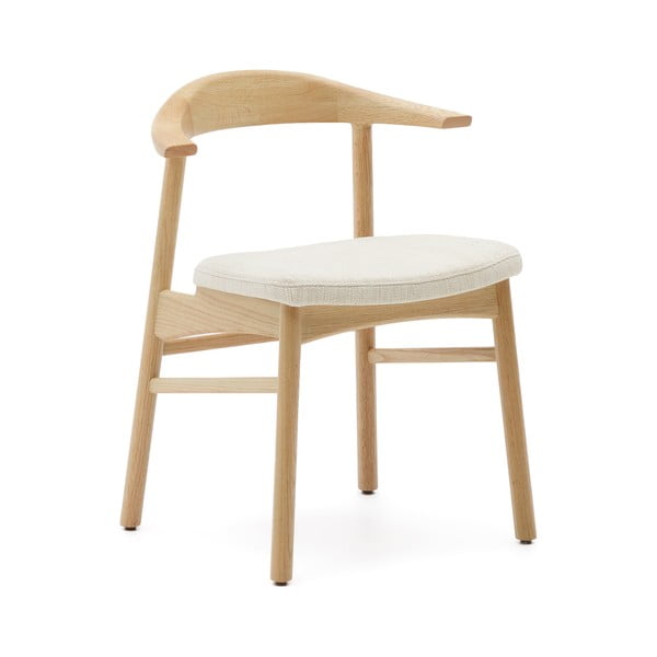 Bézs-natúr színű étkezőszék Timons – Kave Home