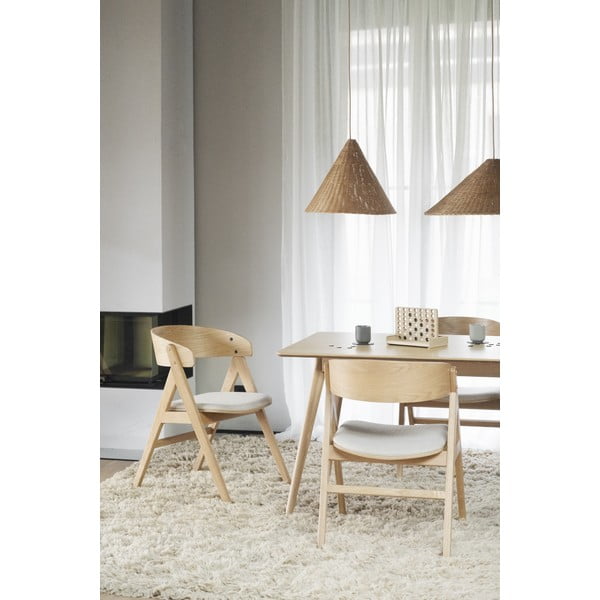 Natúr színű étkezőszék szett 2 db-os Waterton - Rowico-image-2