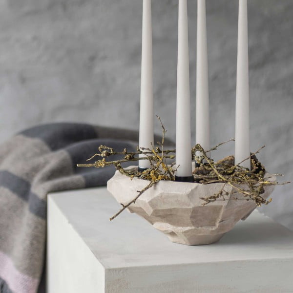 Kő gyertyatartó Art Piece Nuki – Mette Ditmer Denmark-image-3