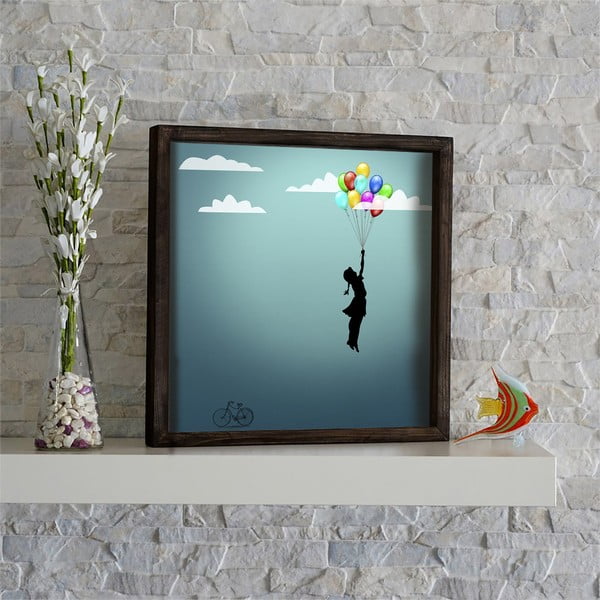 Baloons fali kép, 34 x 34 cm