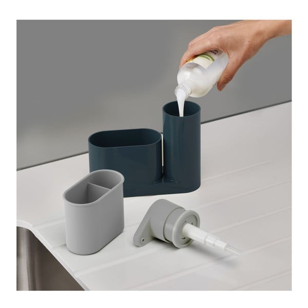 SinkBase szürke mosogatóeszköz-tartó állvány - Joseph Joseph-image-3