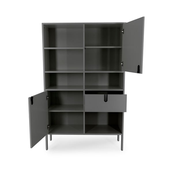 Uno szürke könyvespolc, magasság 176 cm - Tenzo-image-3