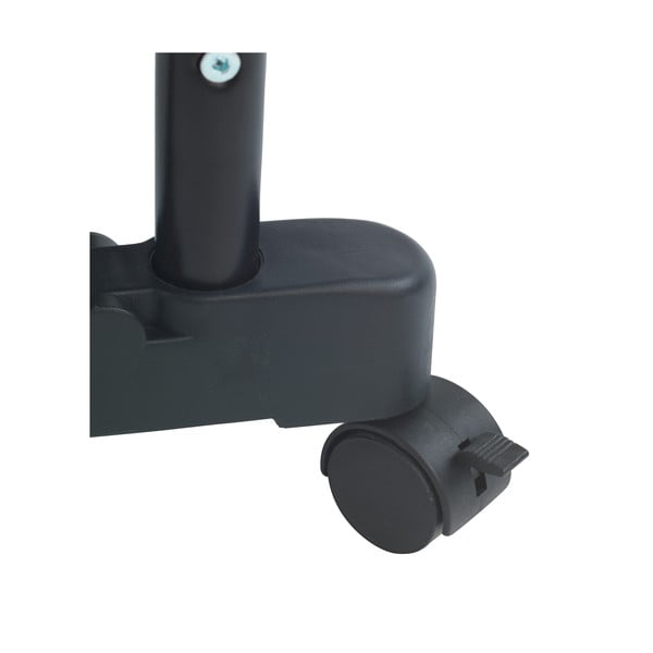 Fekete fém teleszkópos-gurulós ruhatartó állvány All In – Wenko-image-3