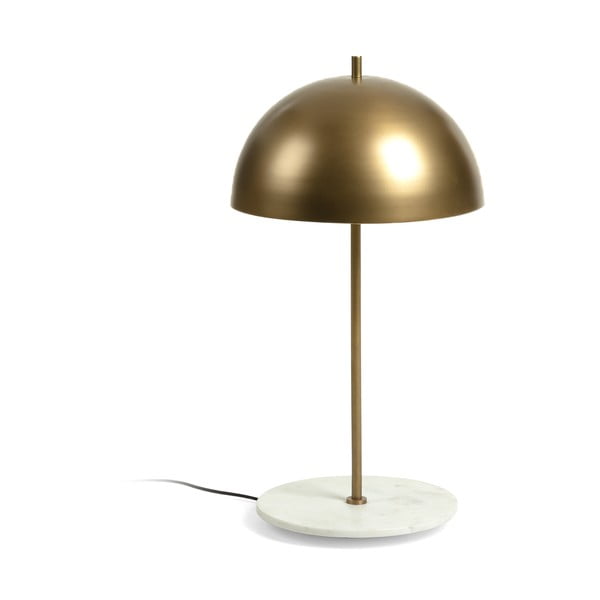 Biggest aranyszínű asztali lámpa, magasság 31 cm - Kave Home