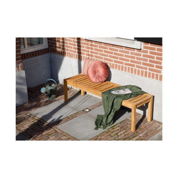 Natúr színű tömörfa kerti pad Comfort – Exotan-image-1