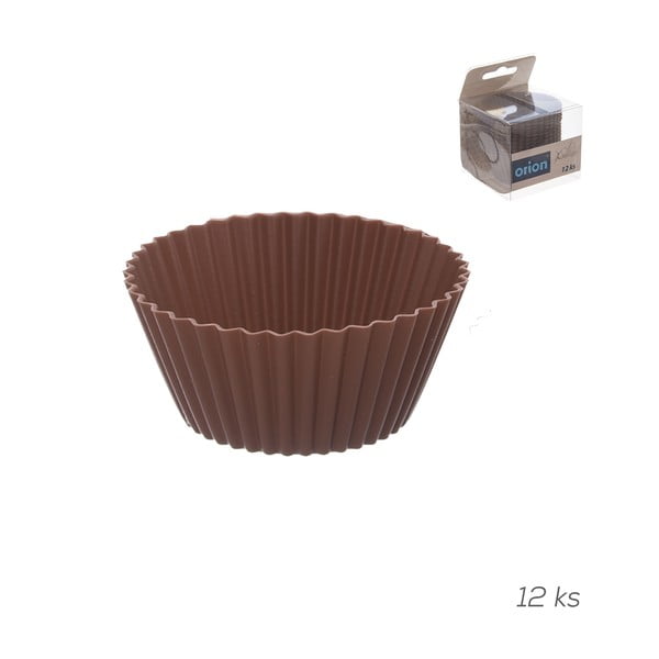 Szilikon muffin sütőforma szett 12 db-os ø 5,5 cm – Orion-image-1