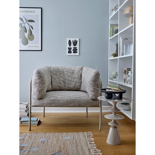 Szürkésbézs fotel Karel – Bloomingville-image-1