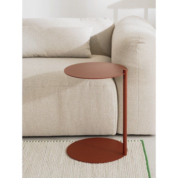 Acél kerek tárolóasztal 41x40 cm Ande – noo.ma-image-4