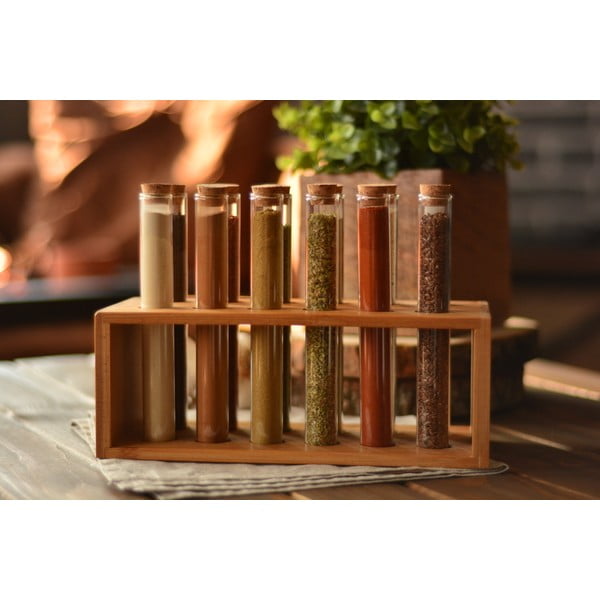 Fűszertartó készlet 12 db-os állvánnyal Vanilla – Bambum-image-4
