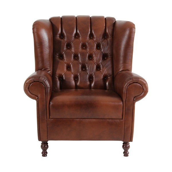 Vary barna bőrfotel - Max Winzer-image-1