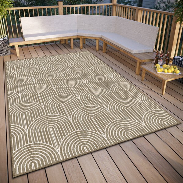 Barna kültéri szőnyeg 200x290 cm Pangli Linen – Hanse Home-image-1