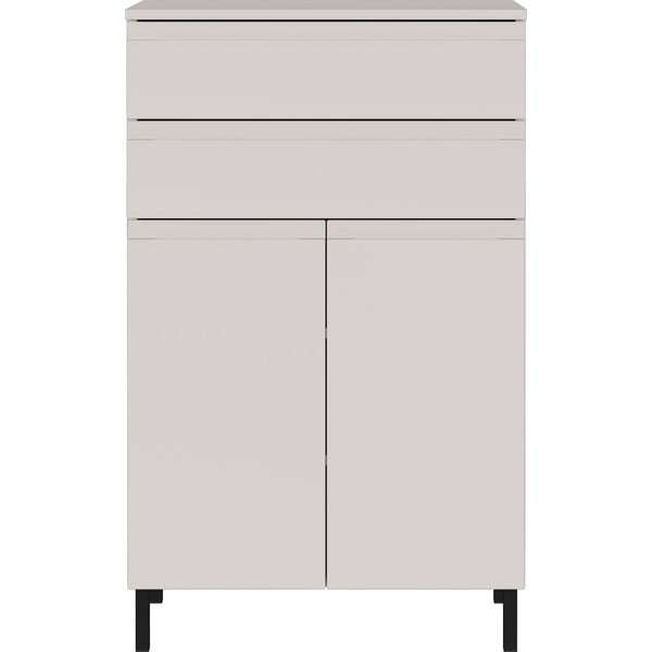 Krémszínű magas fürdőszoba szekrény 60x97 cm Salinas – Germania