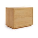 Natúr színű éjjeliszekrény Abilen – Kave Home