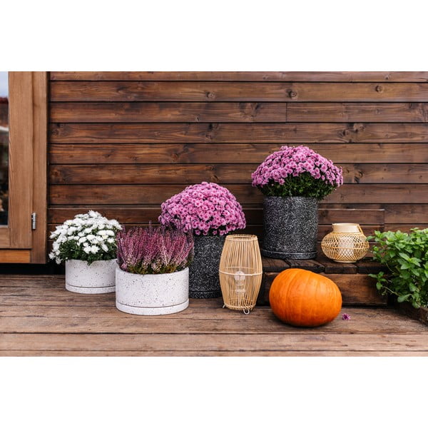 Terrazzo sötétszürke virágcserép, ø 34 cm - Bonami Selection-image-3