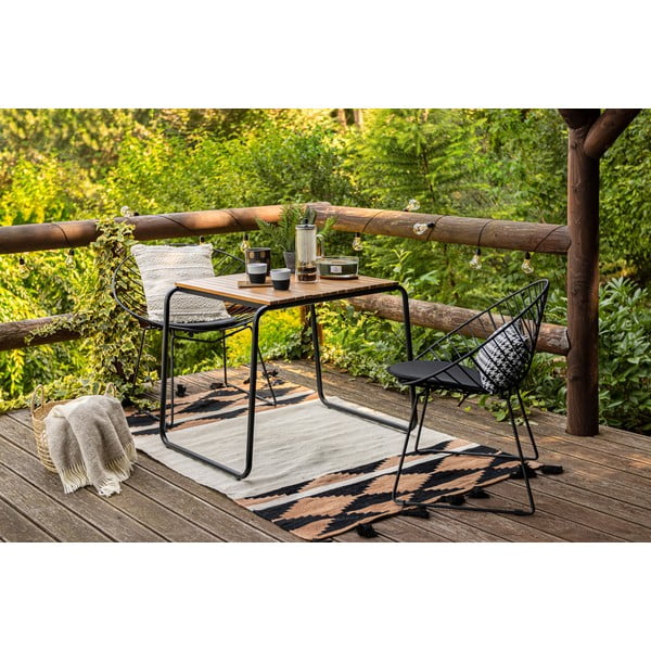 Coco 2 db fekete kerti szék - Bonami Selection-image-1