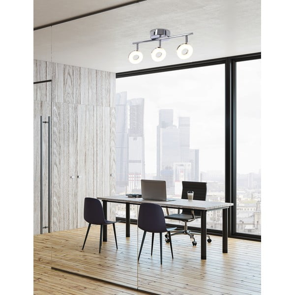 Fényes ezüstszínű LED mennyezeti lámpa 47x16 cm Thema – Candellux Lighting-image-1