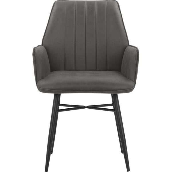 Antracitszürke étkezőszék szett 2 db-os Anzo – Støraa-image-3