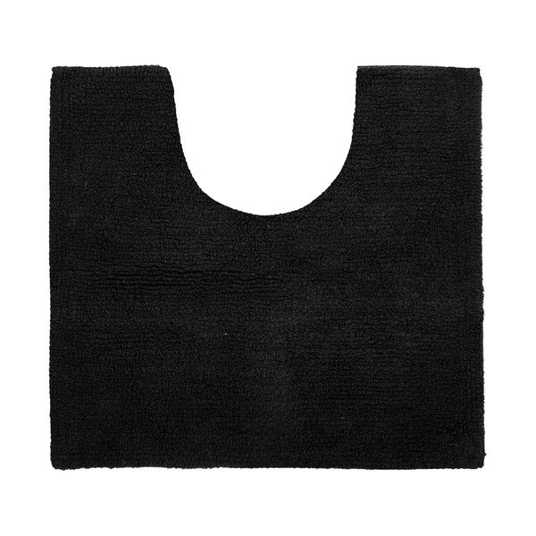 Fekete fürdőszobai kilépő 50x45 cm Riva - Tiseco Home Studio