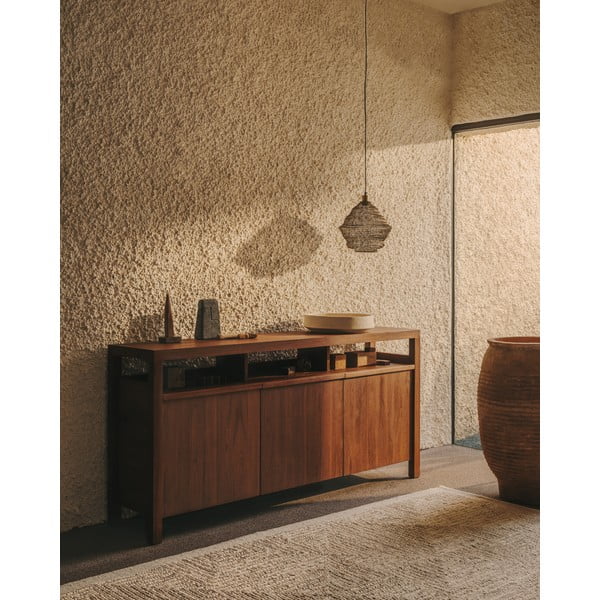 Aranyszínű függőlámpa fém búrával ø 30 cm Sarraco – Kave Home-image-2