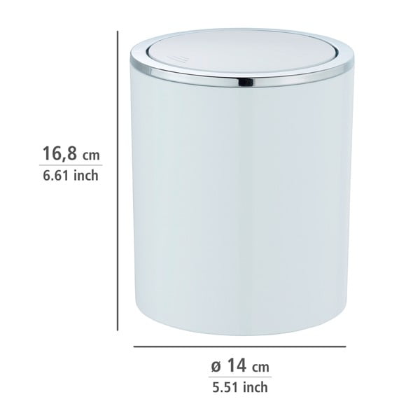 Inca fehér szemetes, 2 l - Wenko-image-2