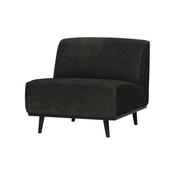 Statement sötétszürke kordbársony fotel - BePureHome-image-1