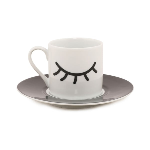 Eyes 2 db csésze csészealjakkal, 90 ml - Kütahya Porselen-image-2