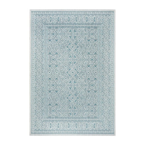 Cuadrado türkiz-bézs kültéri szőnyeg, 160 x 230 cm - NORTHRUGS
