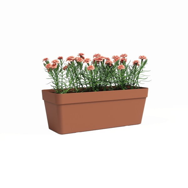 Újrahasznosított műanyag önöntözős láda 50 cm Capri – Artevasi-image-1