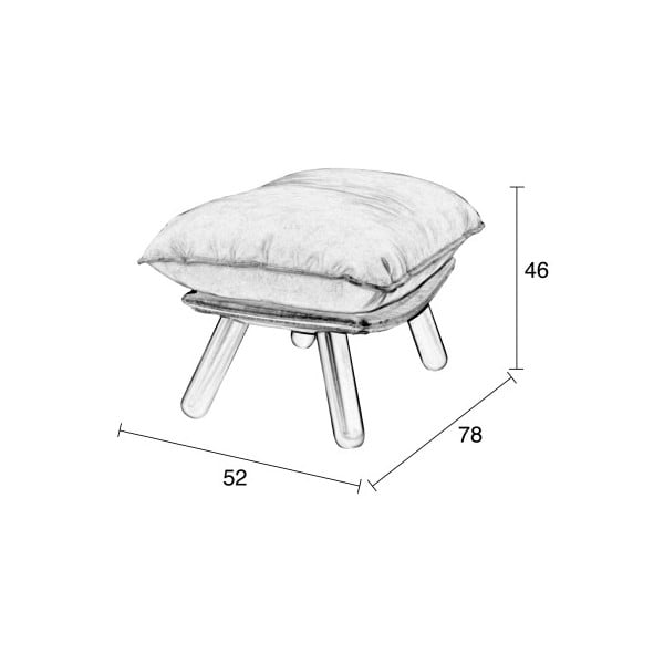 Lazy lábtartó - Zuiver-image-1