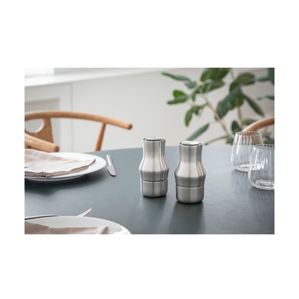 Matt ezüstszínű rozsdamentes acél fűszerőrlő Dorotea – Gense-image-4