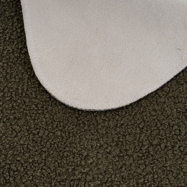 Sötétzöld szintetikus szőrme szőnyeg 60x90 cm Sherpa – Casa Selección-image-2