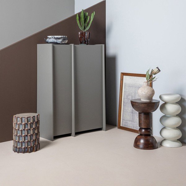 Kerámia kerek tárolóasztal ø 35 cm Axu – WOOOD-image-2