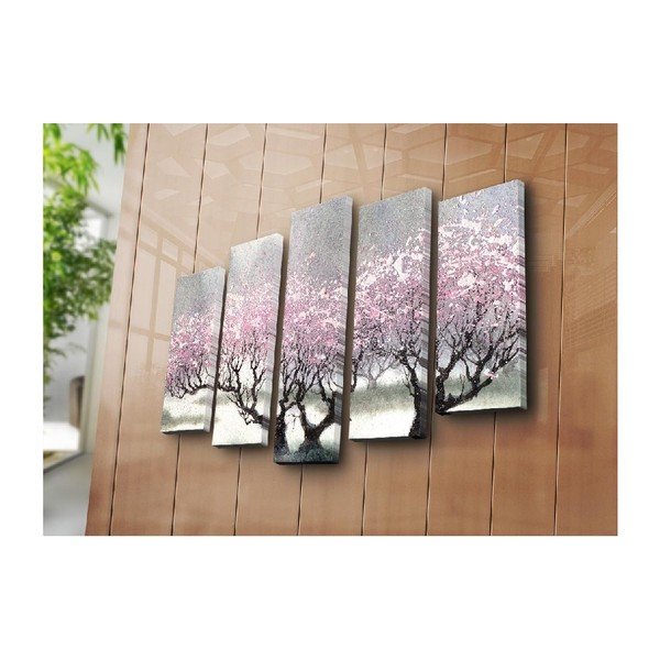 Cherry Blossom ötrészes vászonkép-image-2