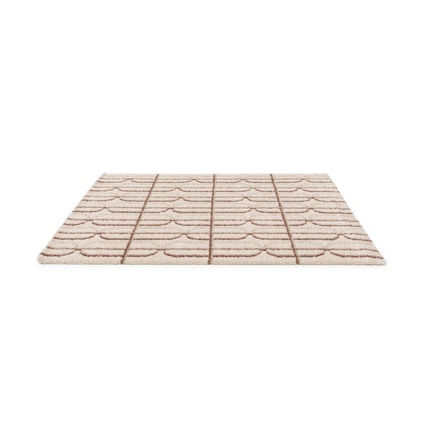 Krémszínű-világosbarna szőnyeg 80x150 cm Ember – Universal-image-2