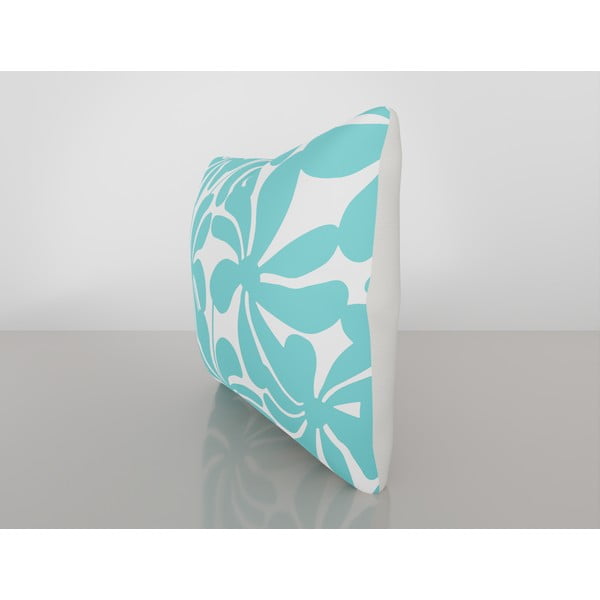 Jungle Paradiso türkiz-fehér párnahuzat, 43 x 43 cm - Vitaus-image-2