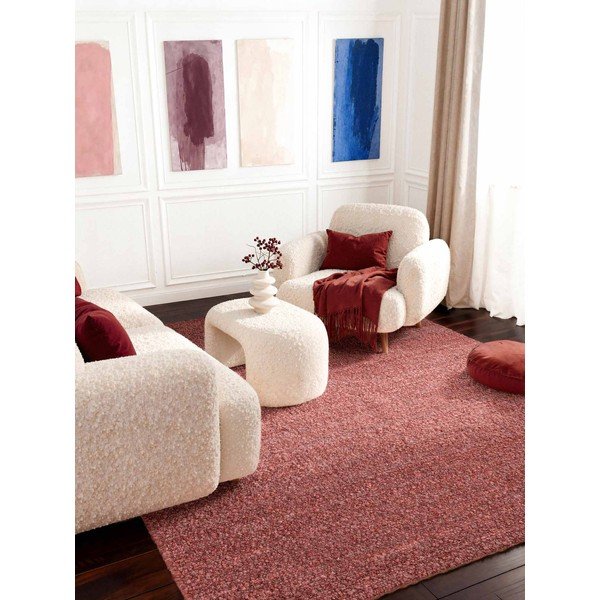 Sötét rózsaszín kézi szövésű buklé szőnyeg 120x170 cm Notting Hill Portobello – Ted Baker-image-2