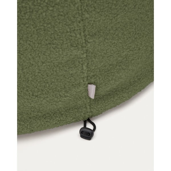 Zöld buklé puff Kaeli – Kave Home-image-4